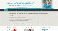 Desktop Screenshot of barbaramcnichol.com